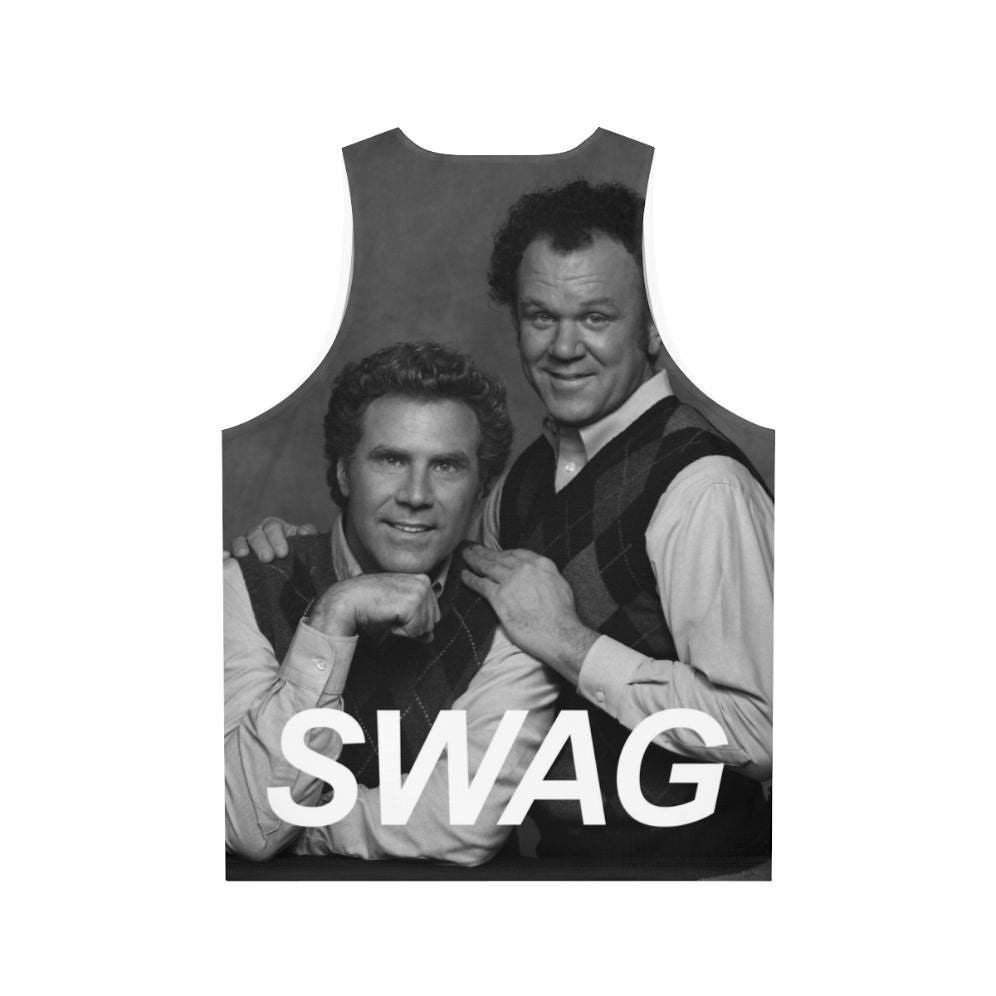 Step Brothers Unisex Tank Top with Portrait of Will Ferrell and John C. Reilly - Back