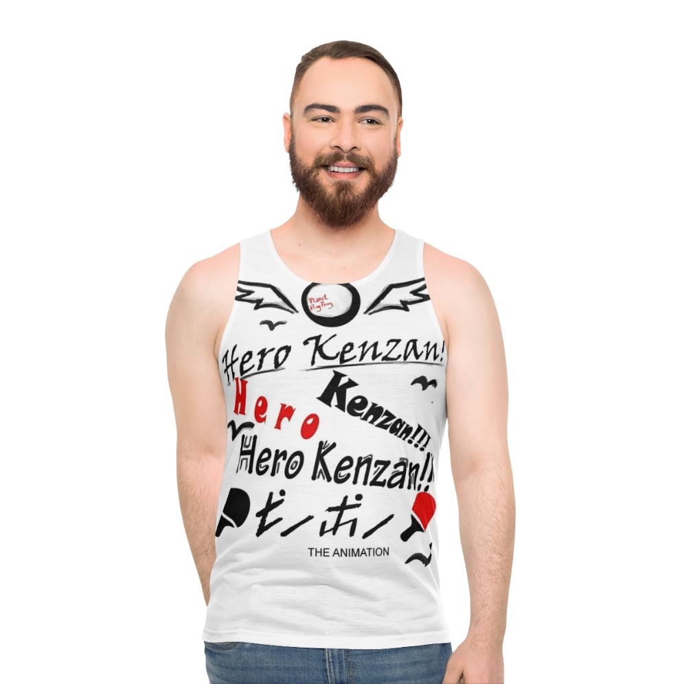 Unisex Anime Manga Ping Pong Tank Top - men