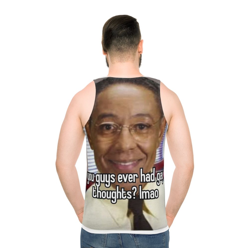 Funny LGBTQ+ pride tank top - men back