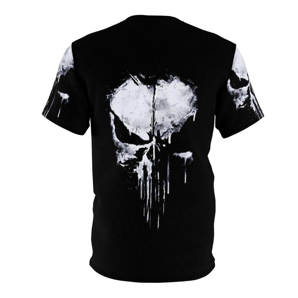 Striking skull design printed on a high-quality t-shirt - Back