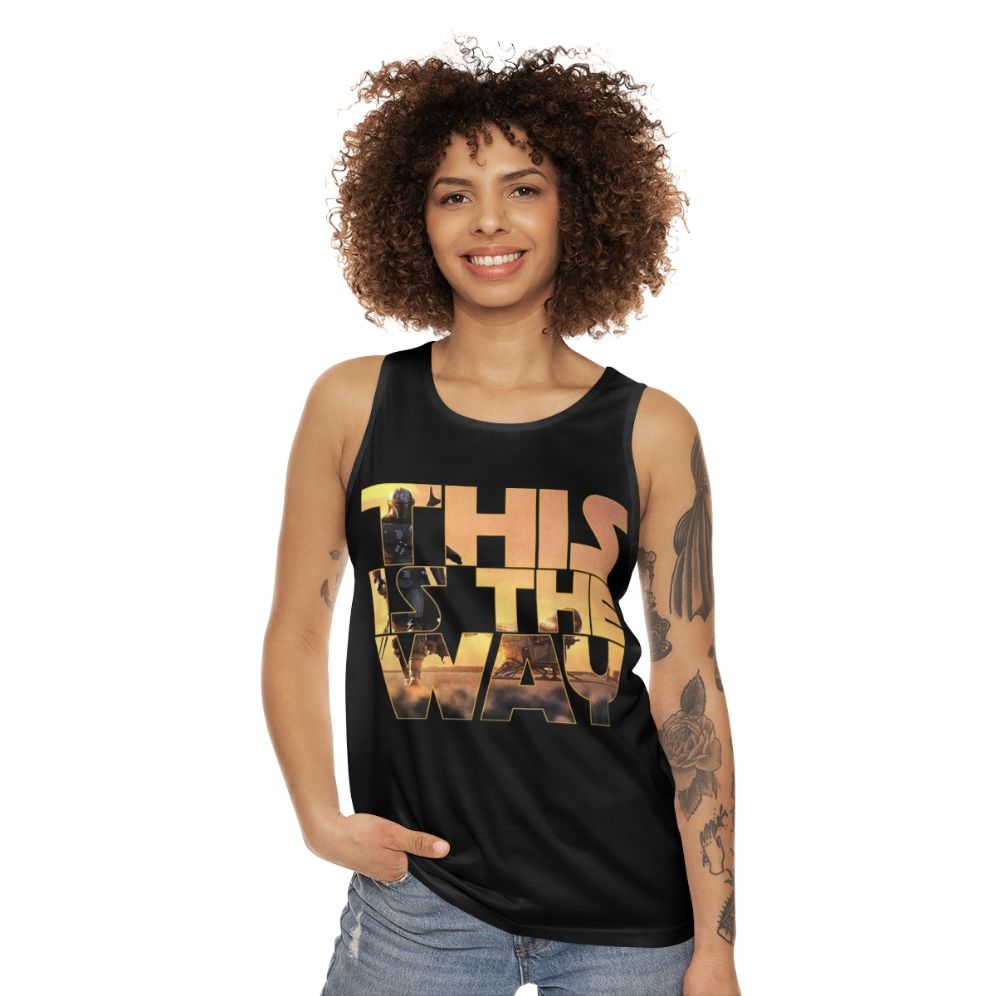 "This Is The Way" Unisex Star Wars Inspired Tank Top - women