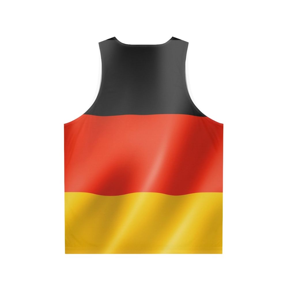 German Flag Unisex Tank Top - Back