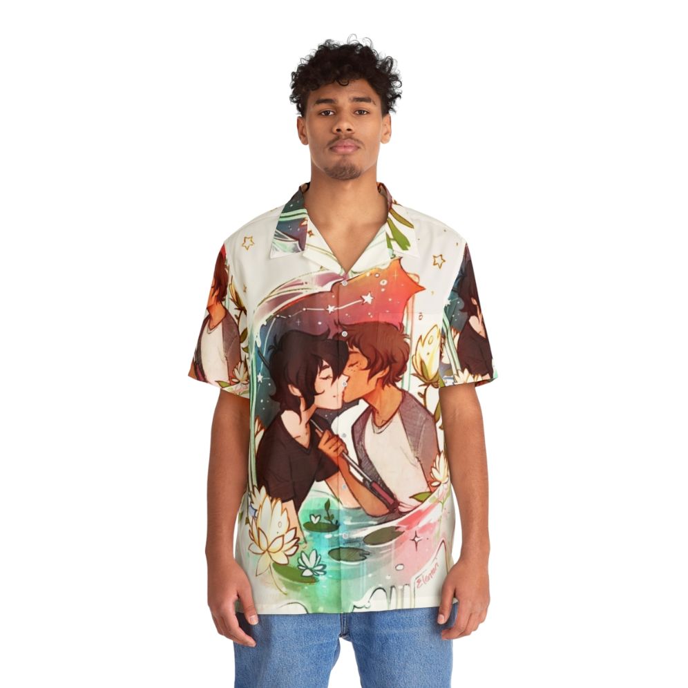 Starry Night Hawaiian Shirt - People Front