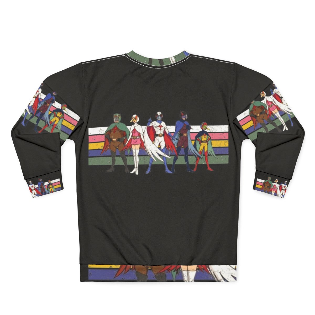 G-Force Battle of the Planets Retro Stripe Sweatshirt - Back