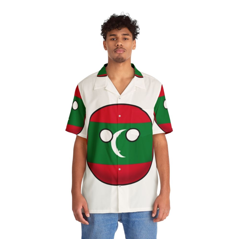 Maldives Countryball Hawaiian Shirt - People Front