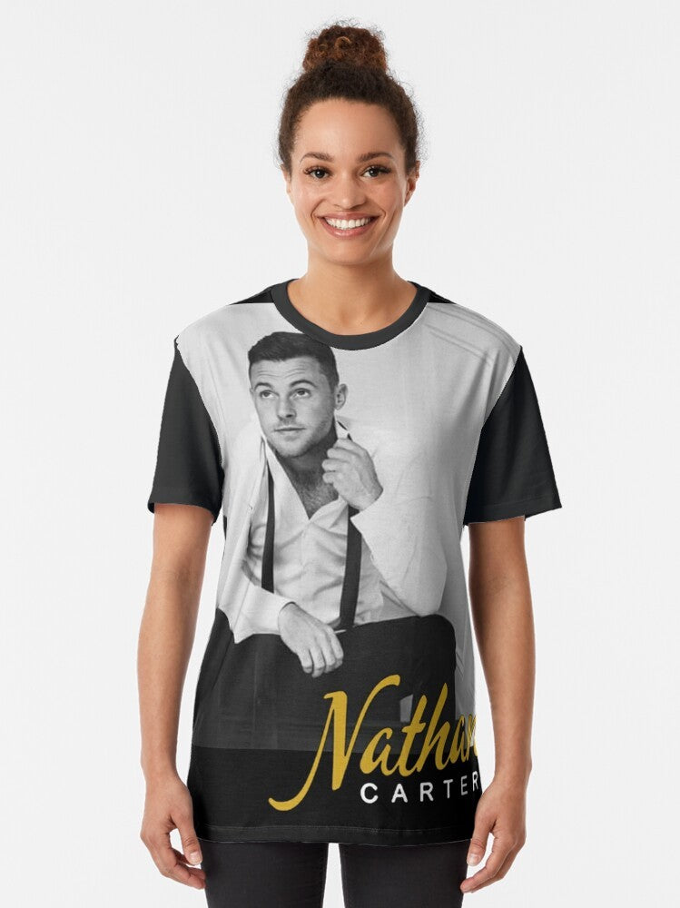 Handsome Nathan Carter Graphic T-Shirt - Women