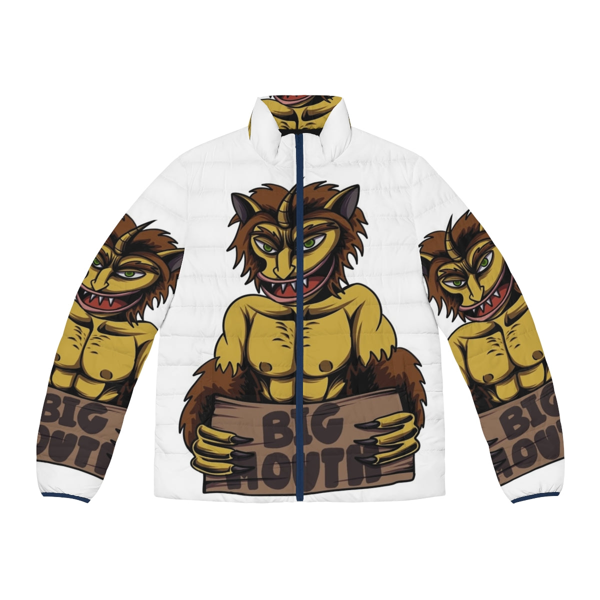 "Big Mouth" Strong Maury Puffer Jacket featuring the Hormone Monster