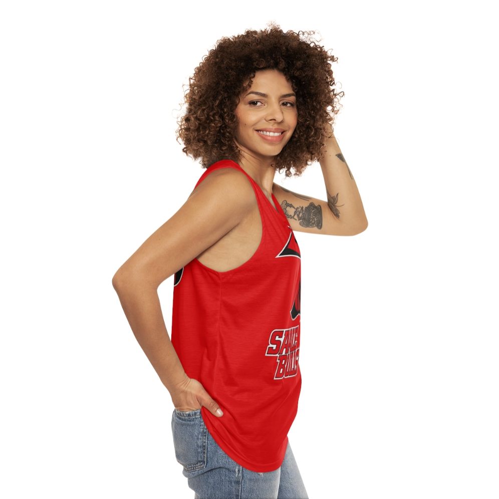 Saale Bulls Halle Ice Hockey Unisex Tank Top - women side