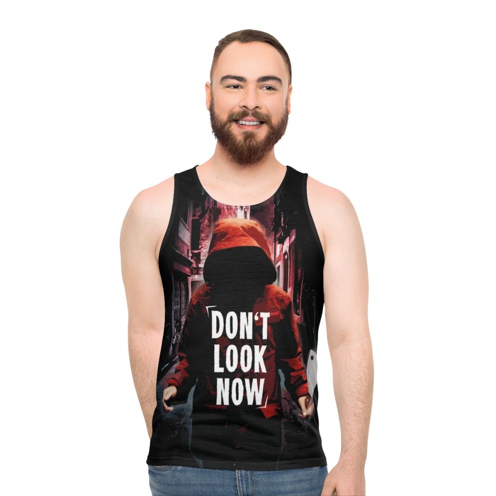 Don't Look Now Unisex Horror Movie Tank Top - men