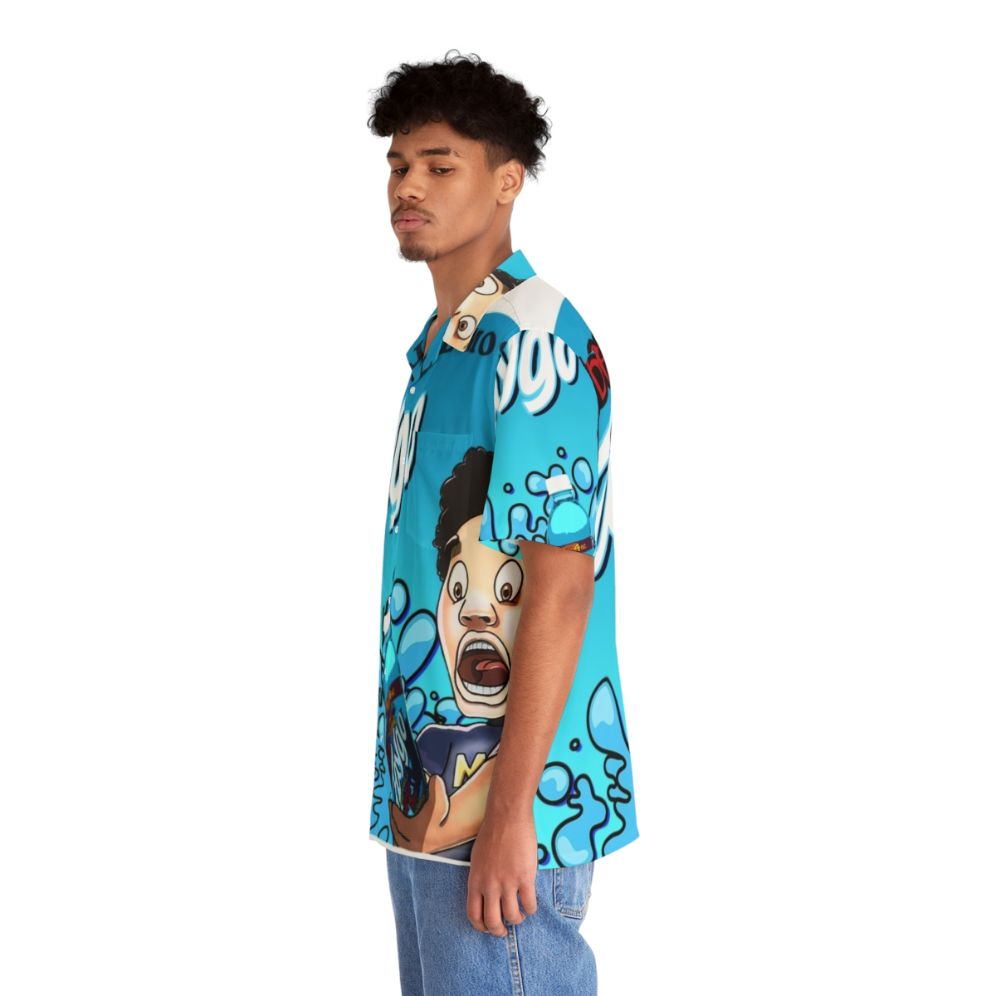 Blueberry Faygo Lil Mosey Hawaiian Shirt - People Left