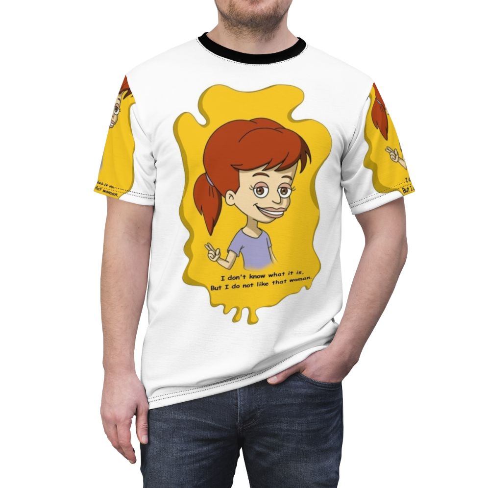 Big Mouth Inspired Netflix T-Shirt with Jessi Glaser Design - men front