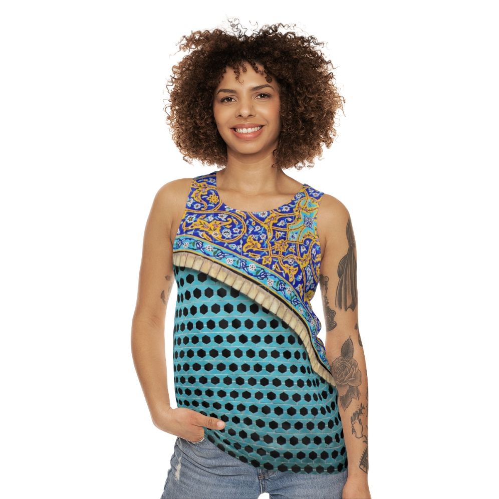 Persian Tiles Unisex Tank Top - women