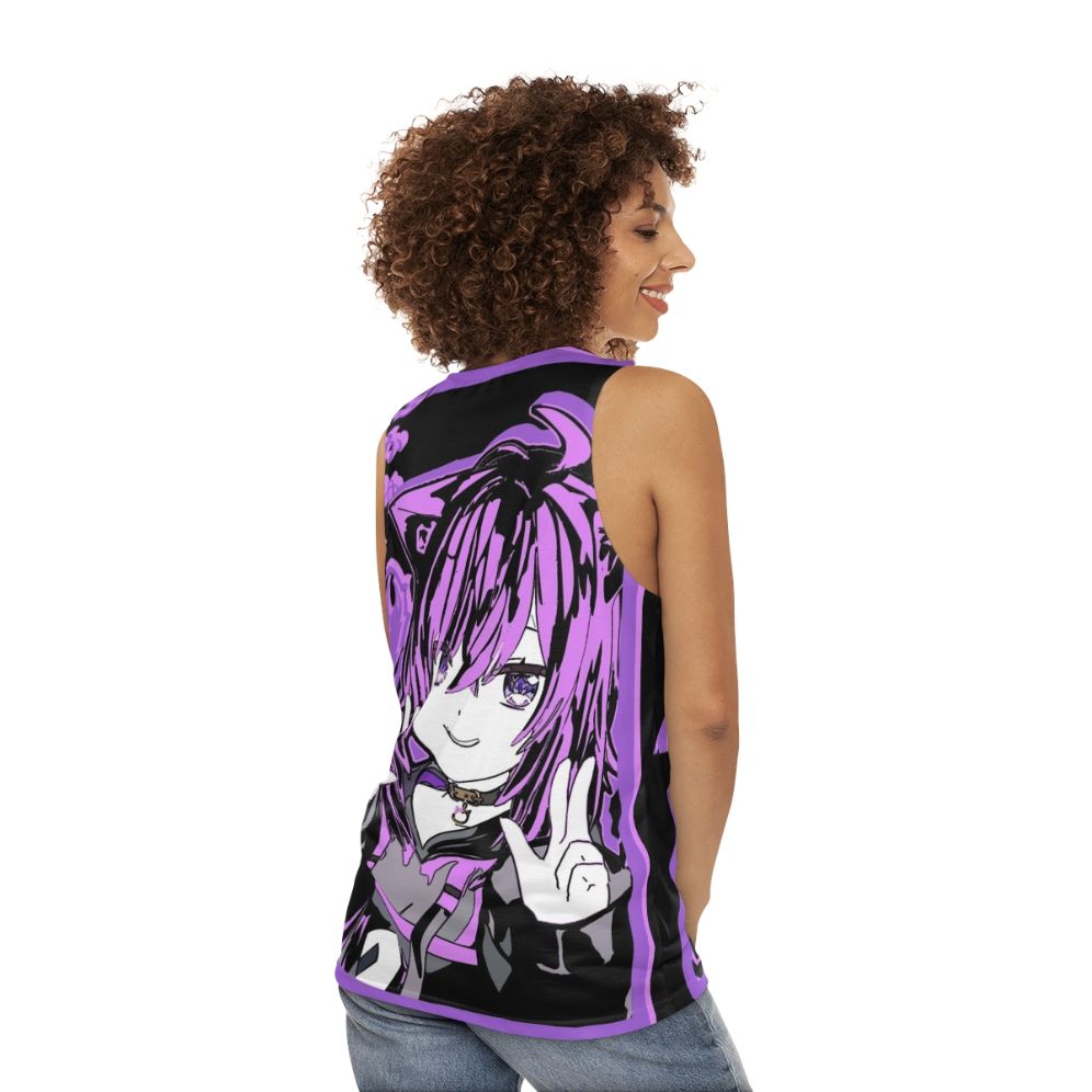 Hololive Gamers Nekomata Okayu Unisex Tank Top - women back