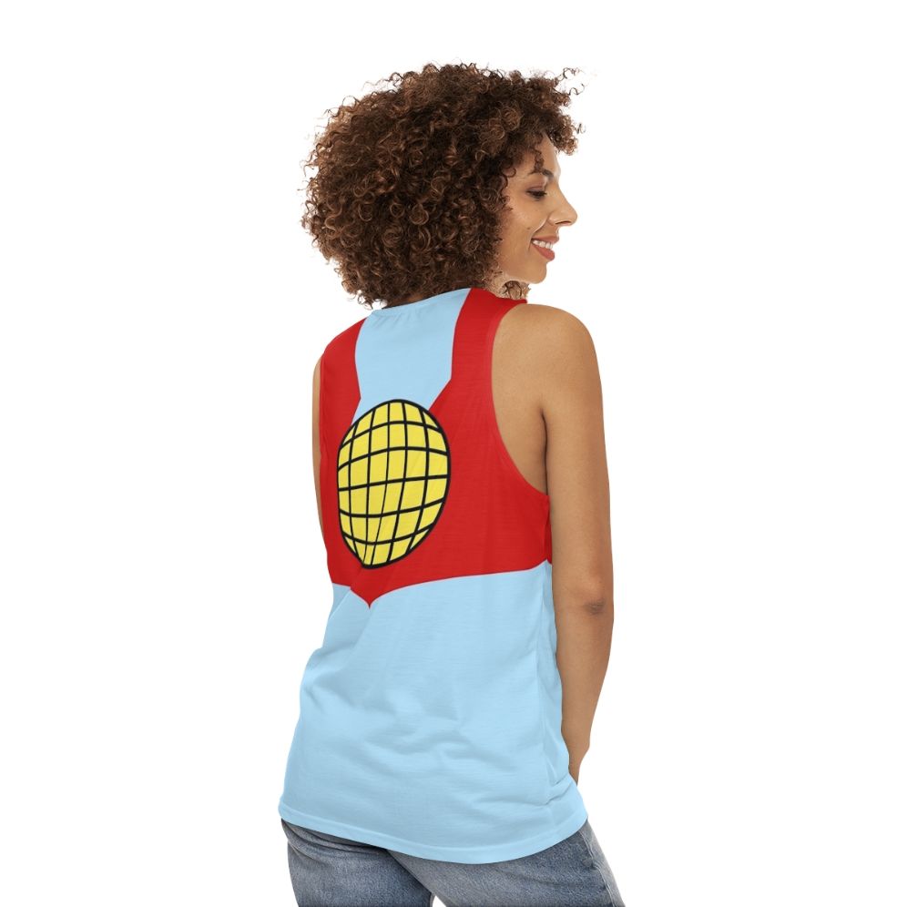 Captain Planet Unisex Tank Top - women back