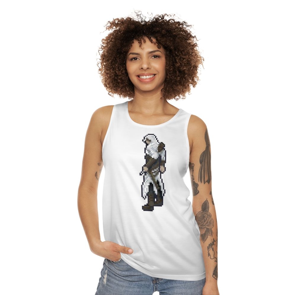 Assassin's Creed Altair Pixel Art Retro Unisex Tank Top - women