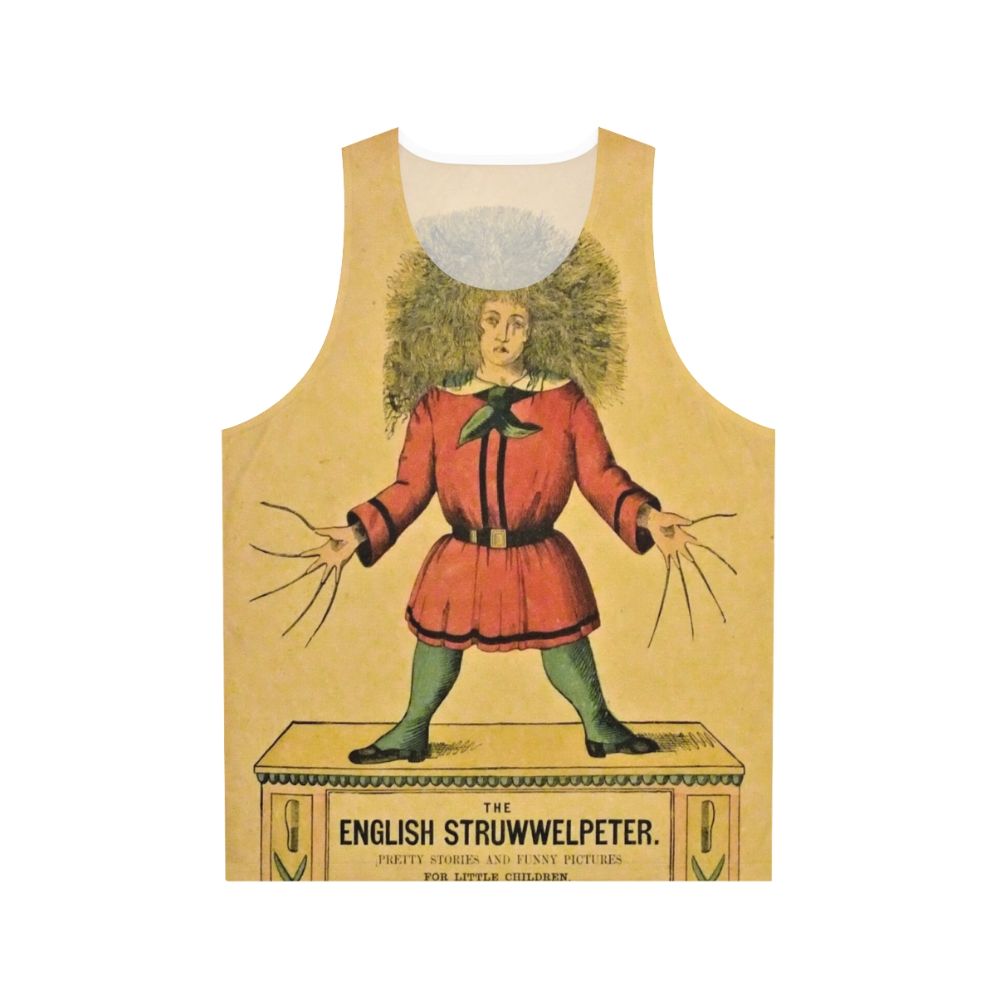 Struwwelpeter unisex tank top with horror-inspired design