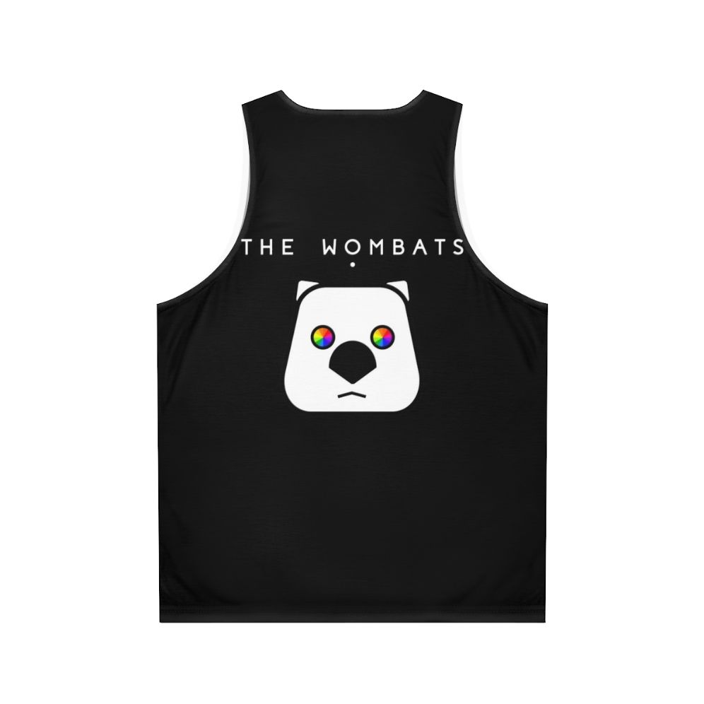 Wombat Drawing Unisex Tank Top - Back