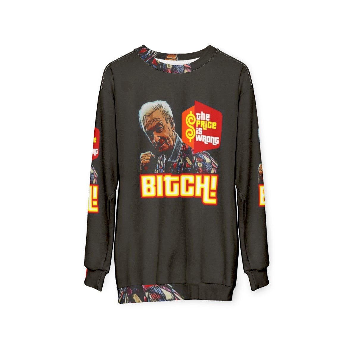 "The Price Is Wrong" 90s Comedy Sweatshirt - hanging