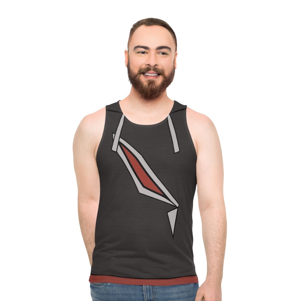 Gladion inspired Pokemon Sun Moon unisex tank top - men