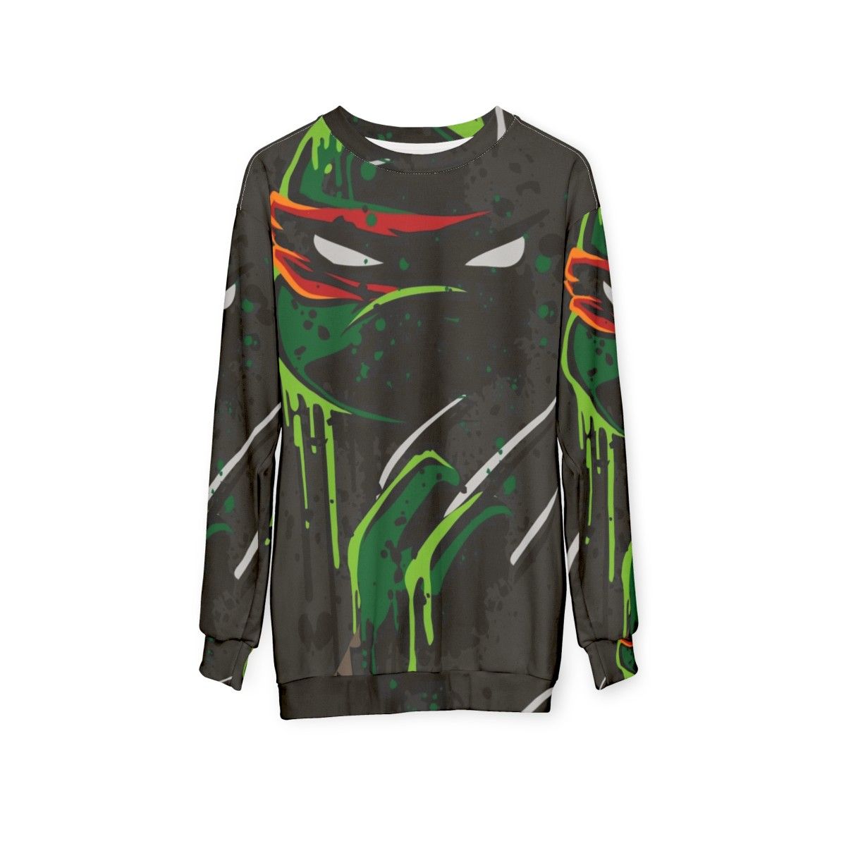 Raphael TMNT Ninja Turtle Cowabunga Sweatshirt - hanging