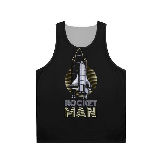 Retro Elton John "Rocket Man" Unisex Tank Top