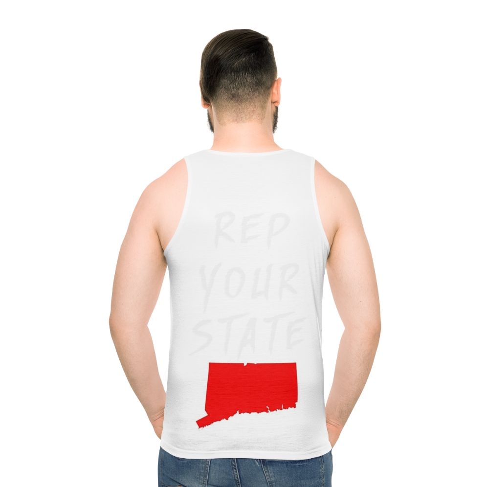 Connecticut Pride Unisex Tank Top - men back