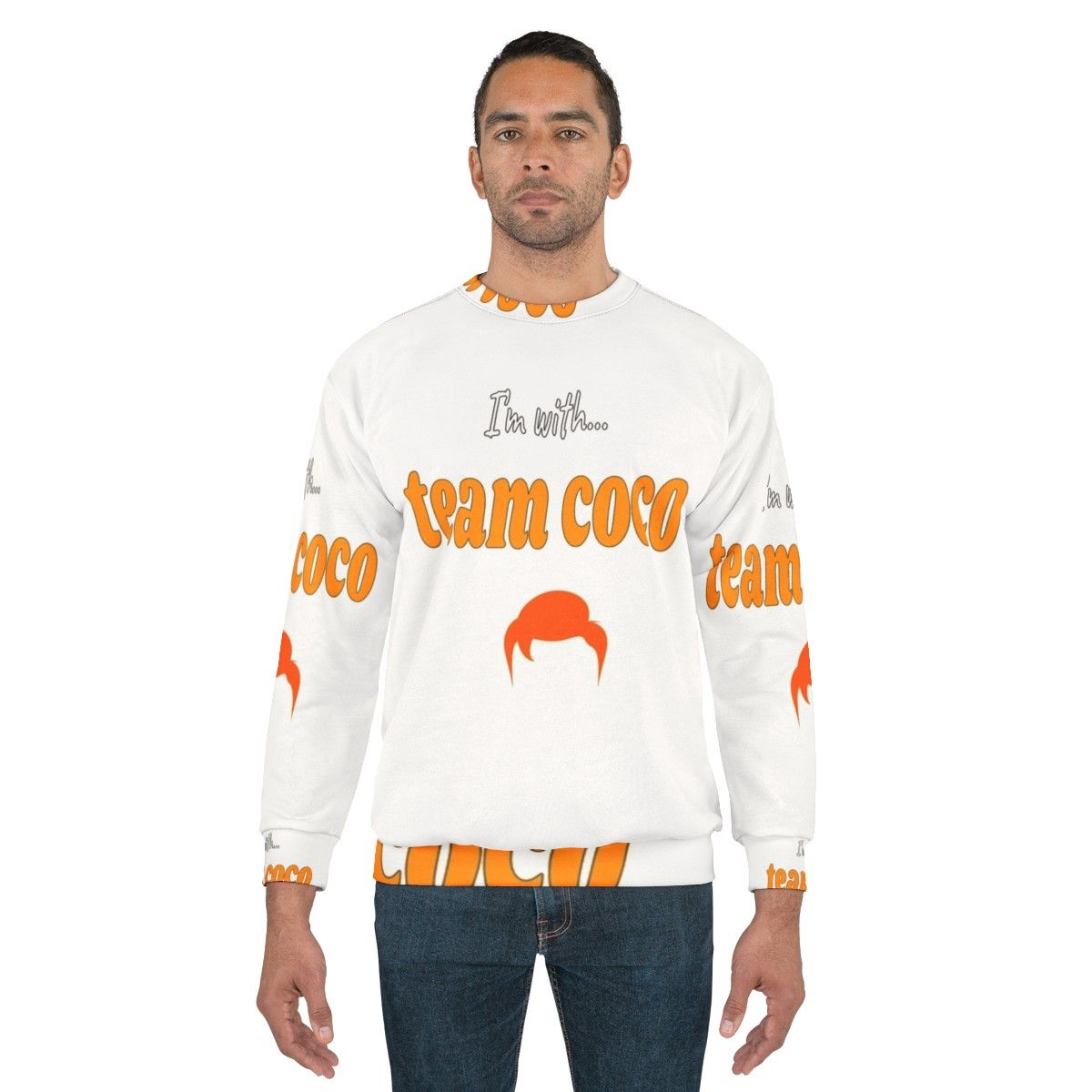 Team Coco Conan Obrien 4Eights Font Sweatshirt - men