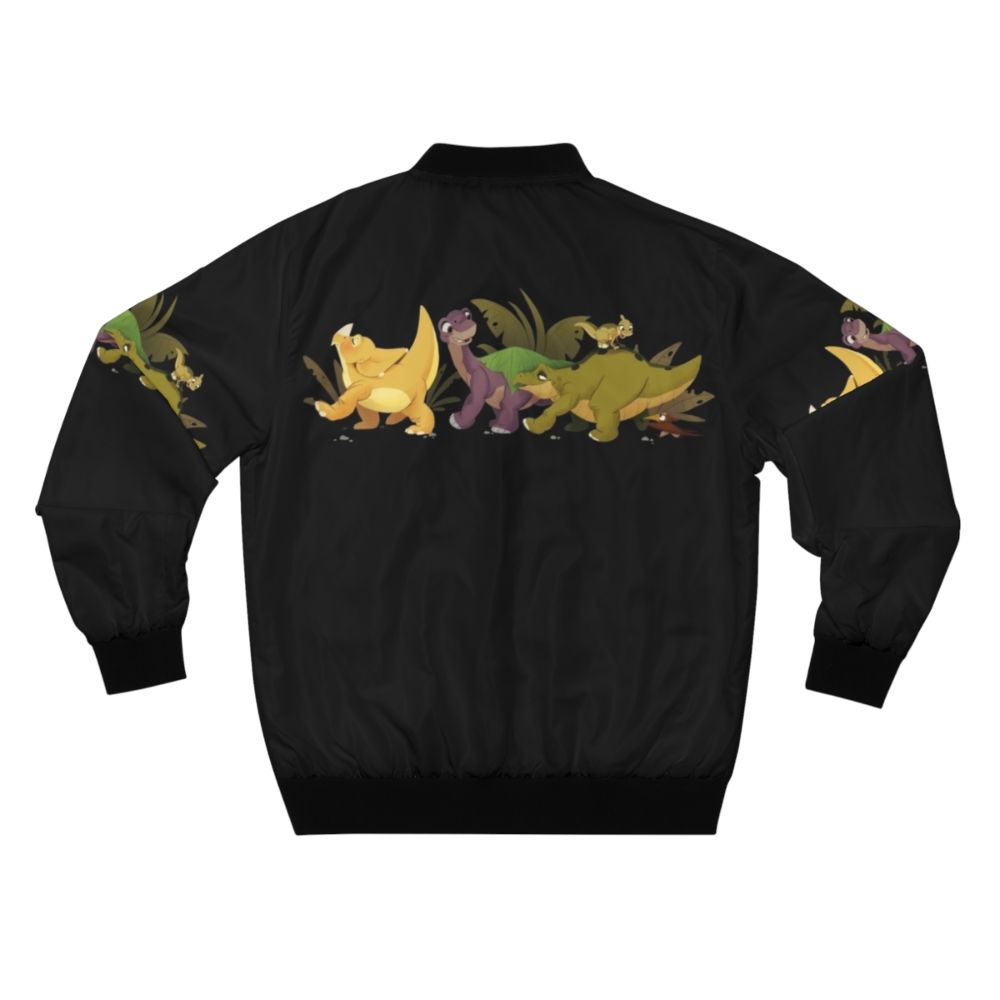 The Land Before Time inspired dinosaur kids bomber jacket - Back