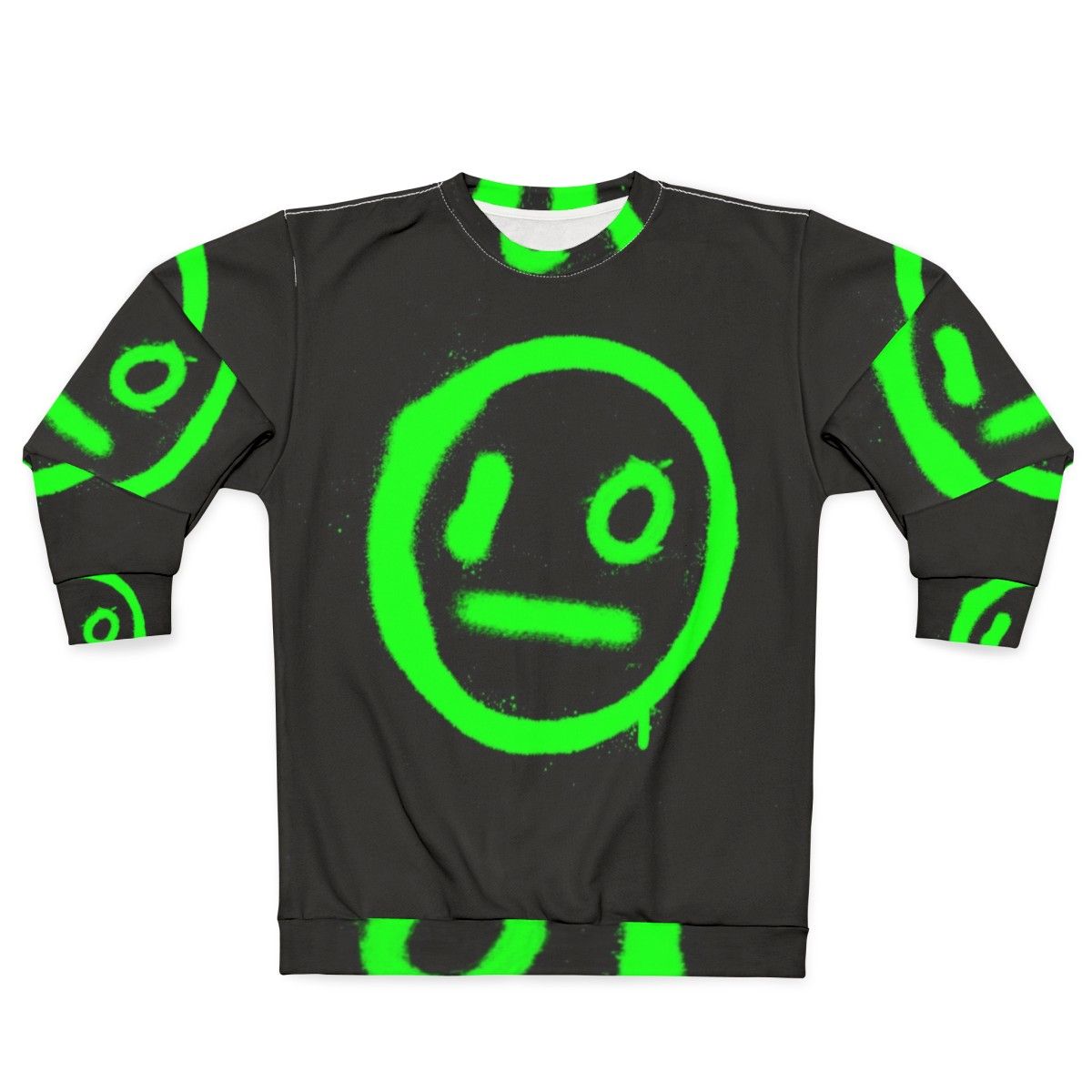 I/O Sweatshirt 2 with electronic dance music, edm, rave, and dj graphics