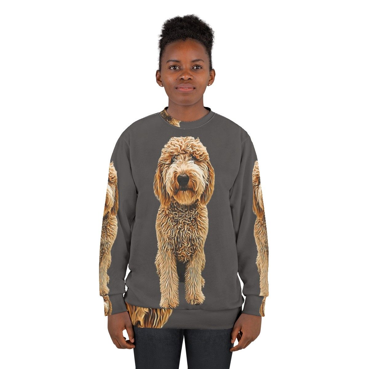 Labradoodle and Goldendoodle doodle sweatshirt - women