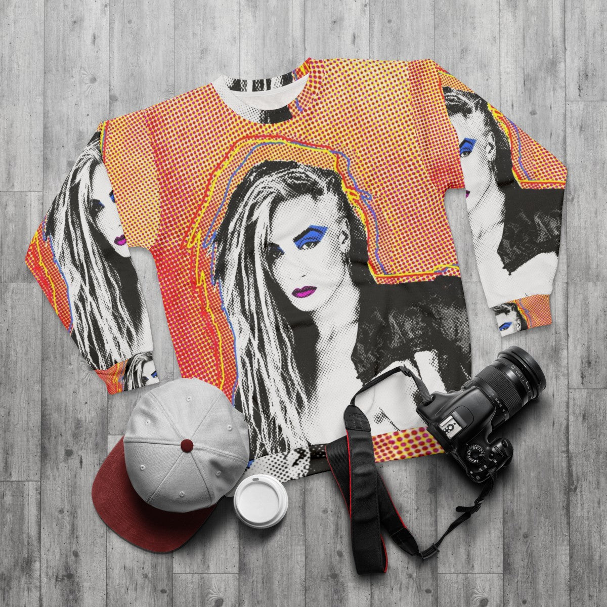 Marilyn sweatshirt with "You Don't Love Me" graphic - flat lay