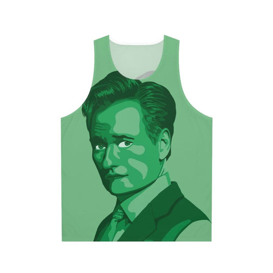 Conan O'Brien pop art portrait unisex tank top