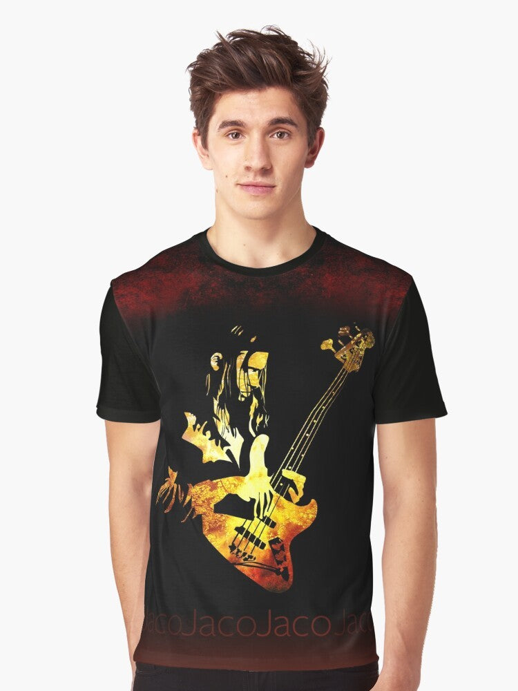 Jaco Pastorius Fender Jazz Bass Graphic T-Shirt - Men