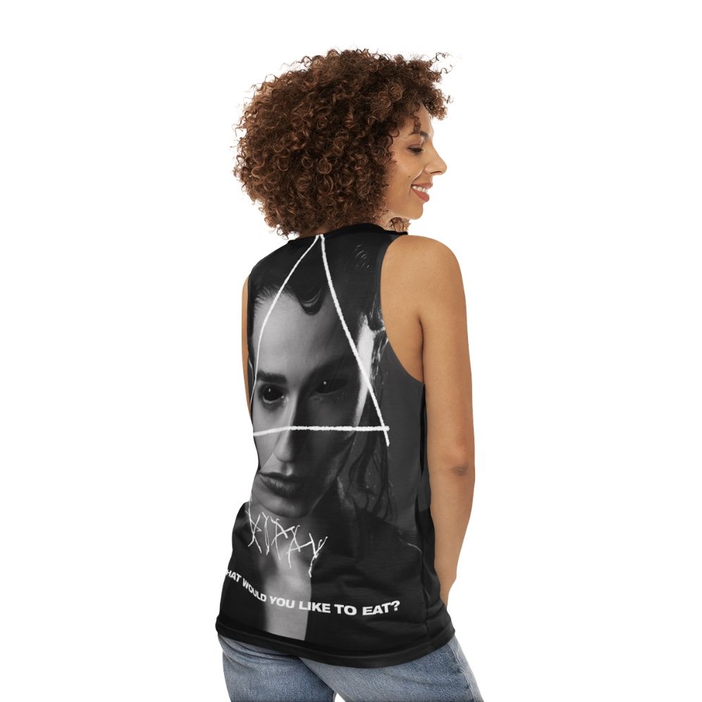 Poppy Unisex Tank Top - women back