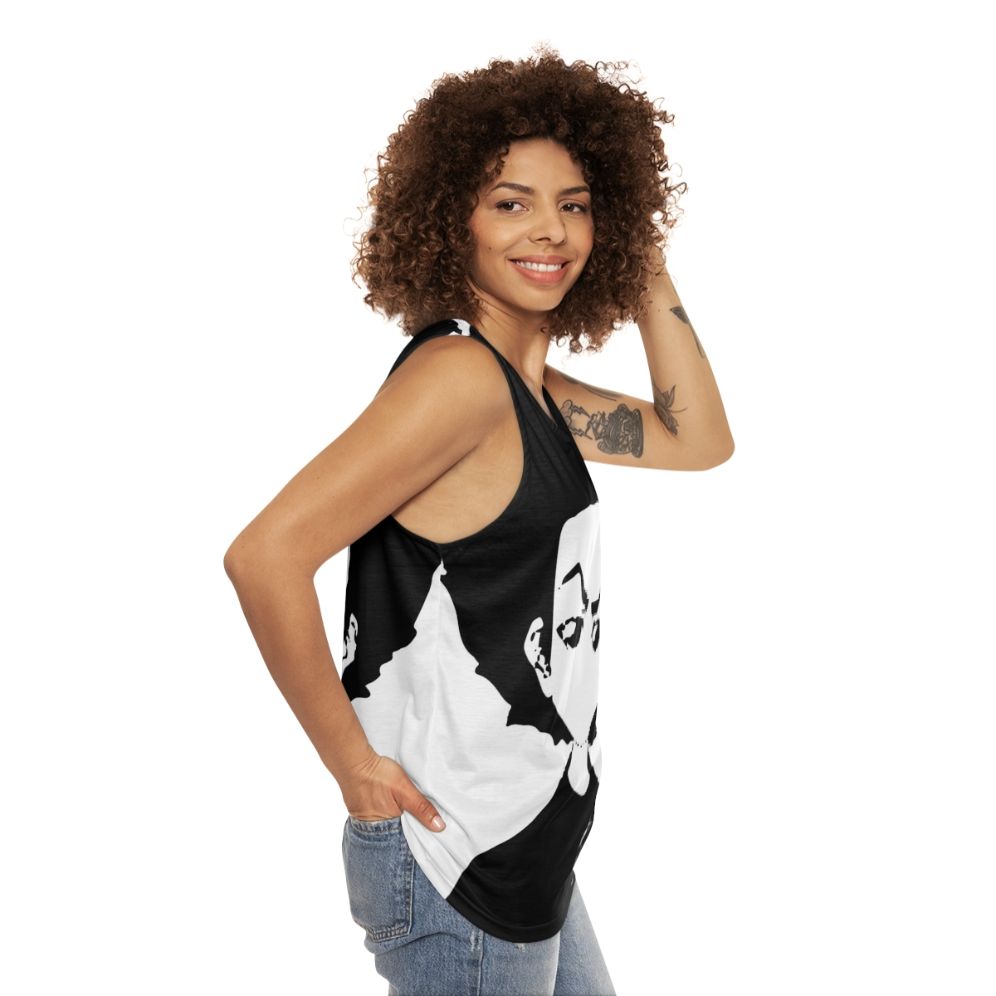 The Boondocks Huey Freeman Anime Tank Top - women side