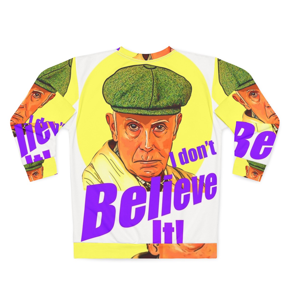 Victor Meldrew "I Don't Believe It" Sweatshirt - Back