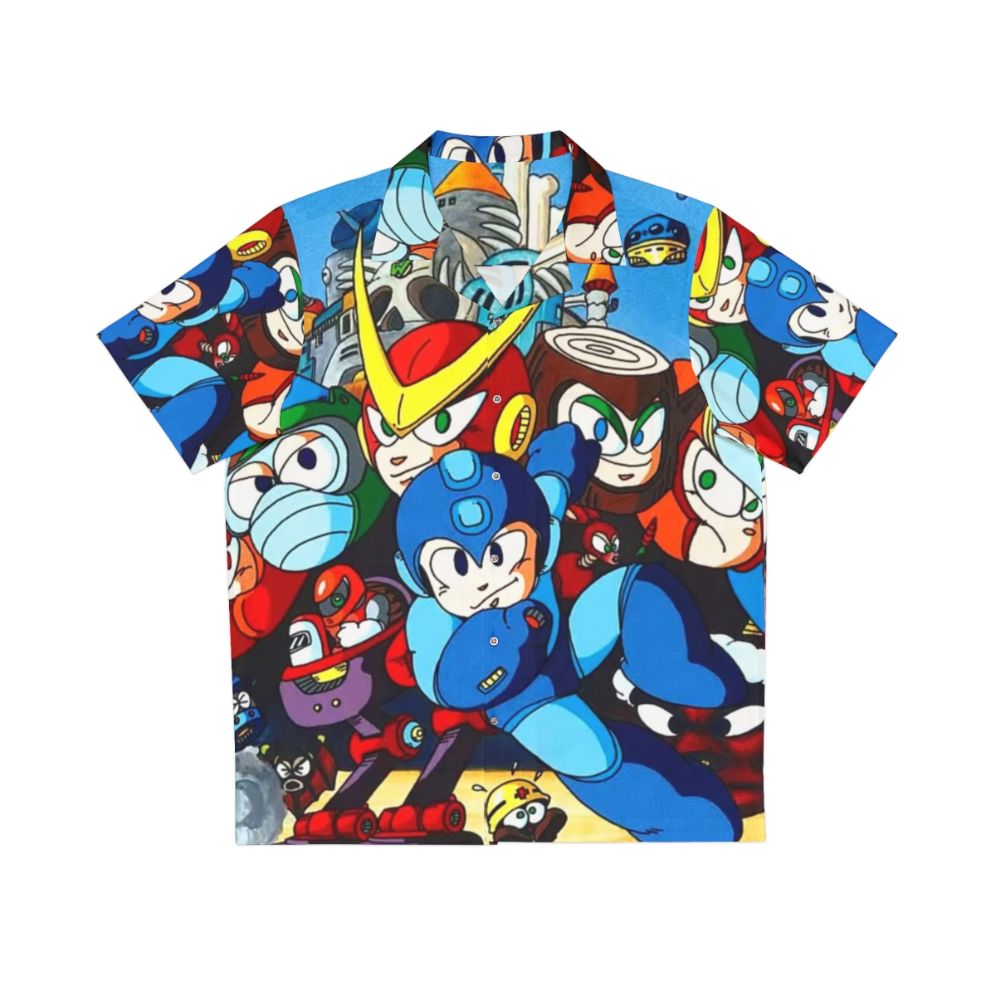 Mega Man 2 Retro Gaming Hawaiian Shirt