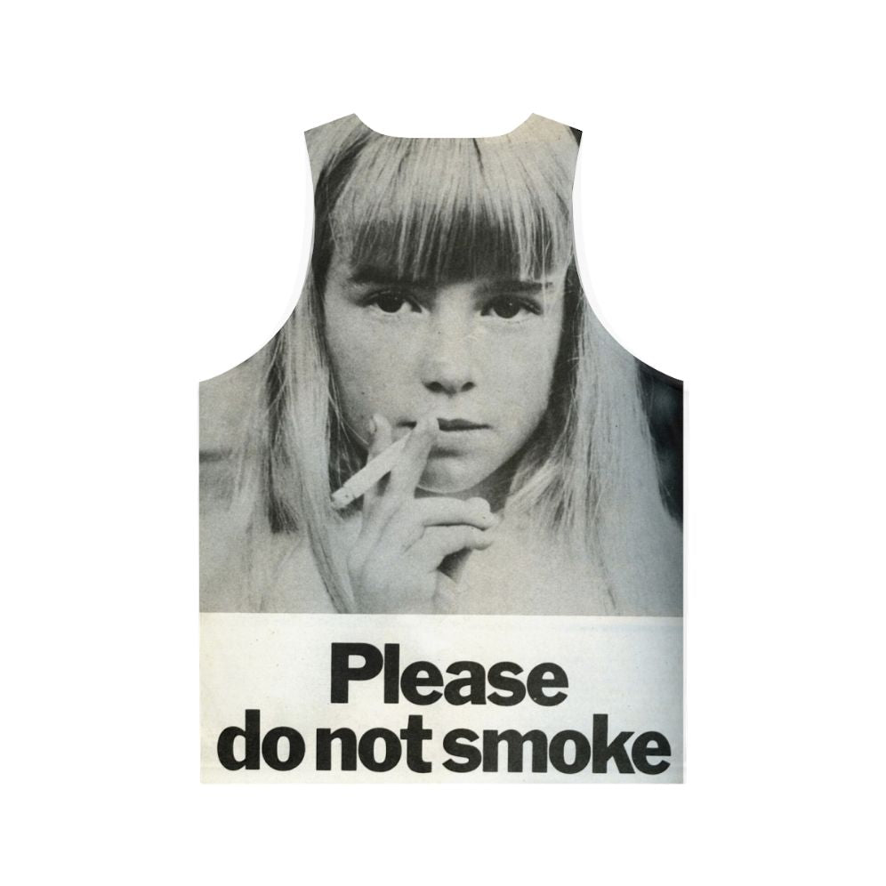 Vintage-style no smoking tank top - Back