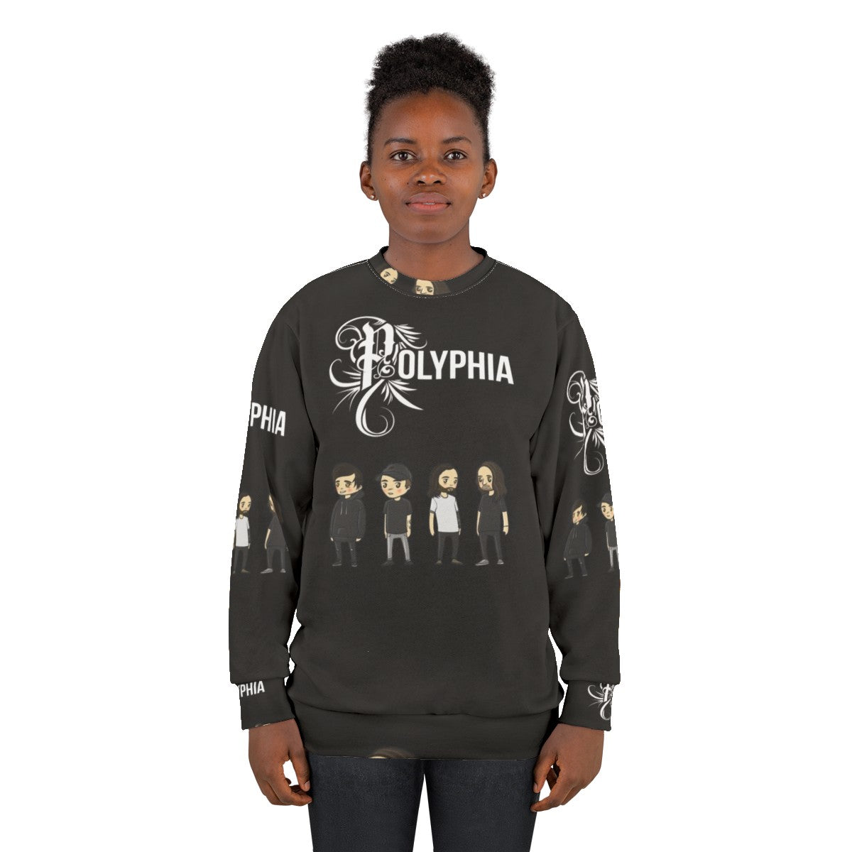 Polyphia Band Graphic Design Sweatshirt - women