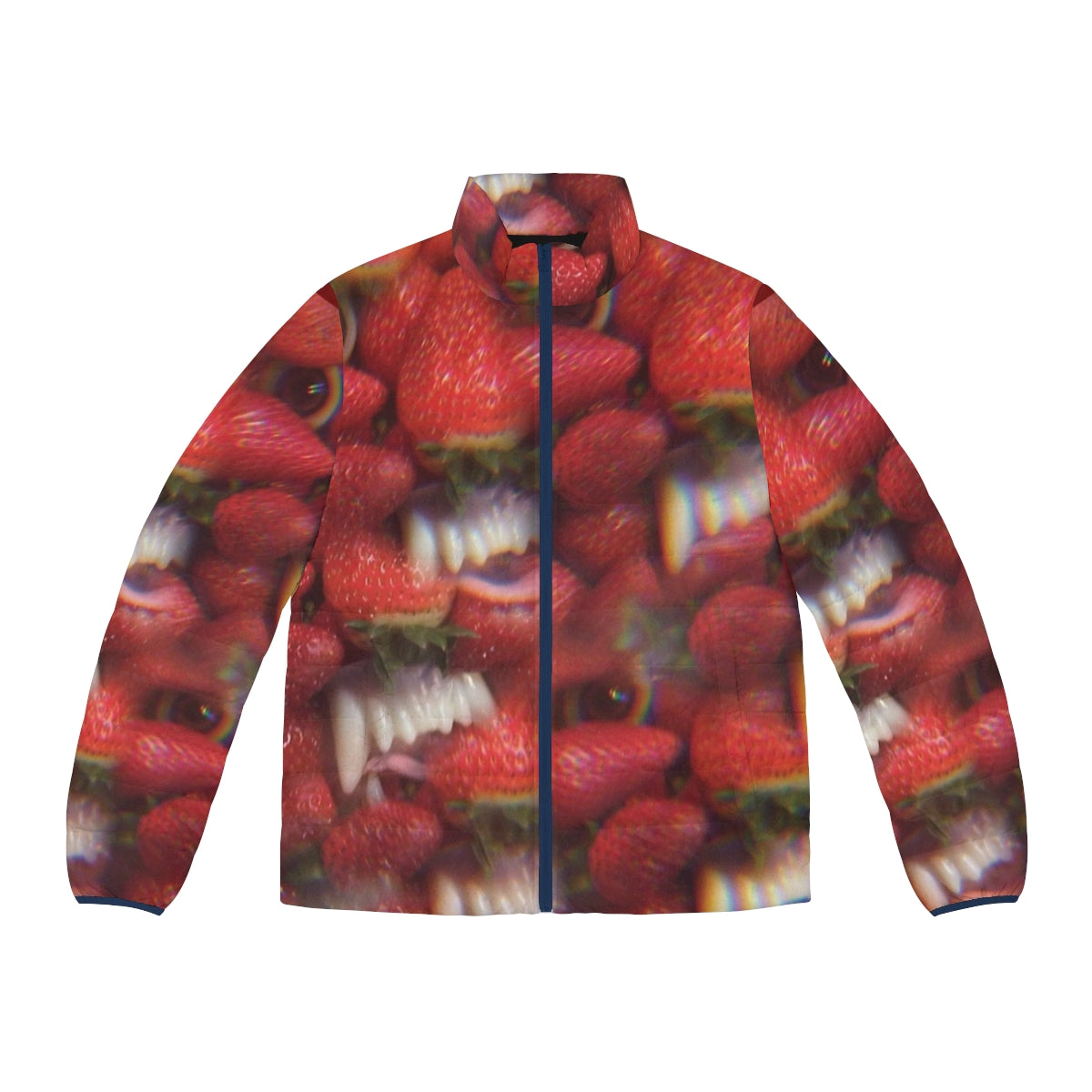 Thee Oh Sees Floating Coffin Puffer Jacket featuring the band's iconic album artwork