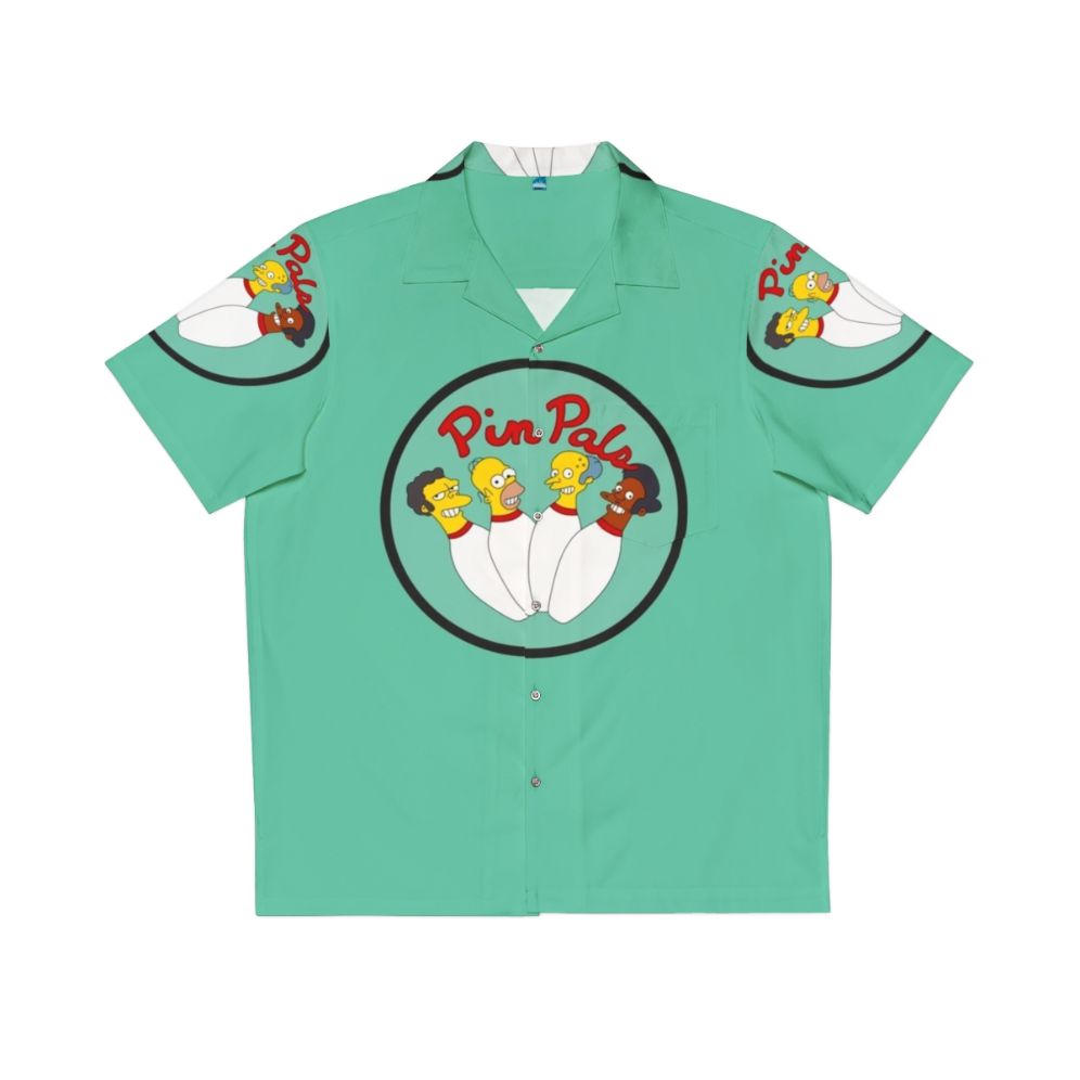 Bowling Friends Hawaiian Shirt with Pin Pals Design