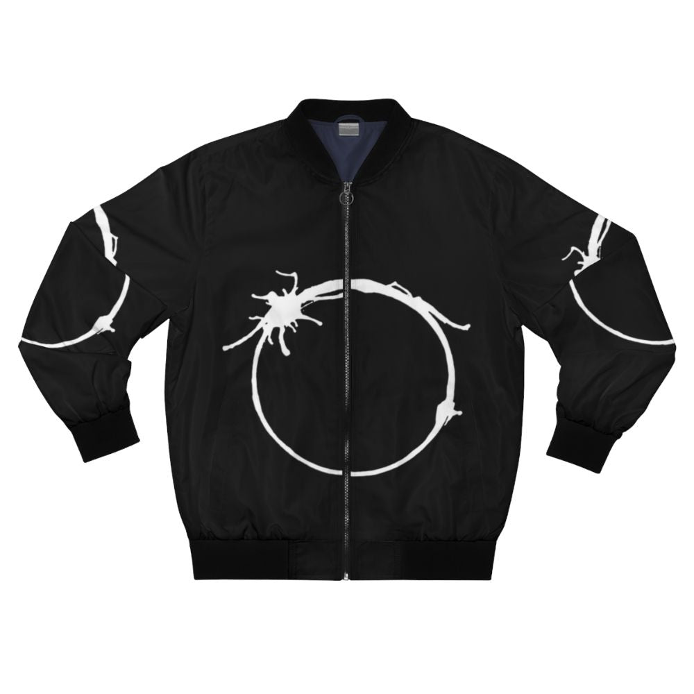 Arrival Heptapod Alien Bomber Jacket with Calligraphy Symbols