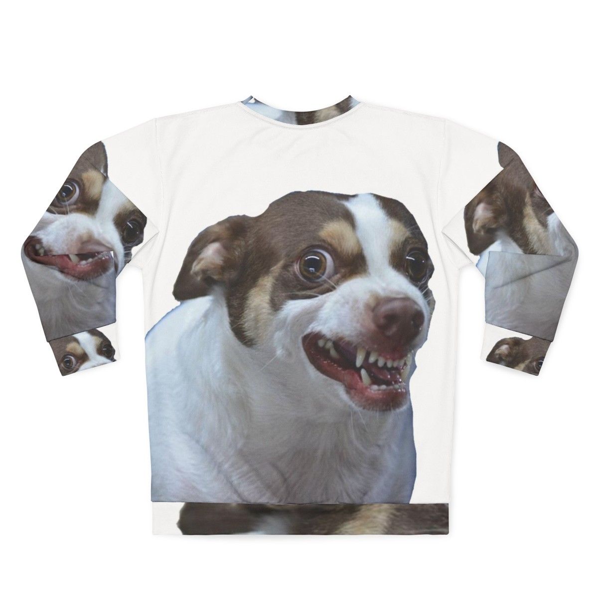 Mr Bubz Chihuahua Meme Funny Dog Sweatshirt - Back