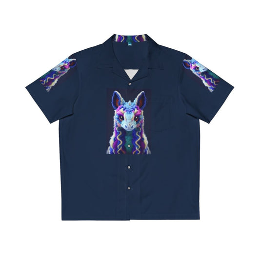 Vibrant and enchanting Hawaiian shirt featuring a legendary mythical creature