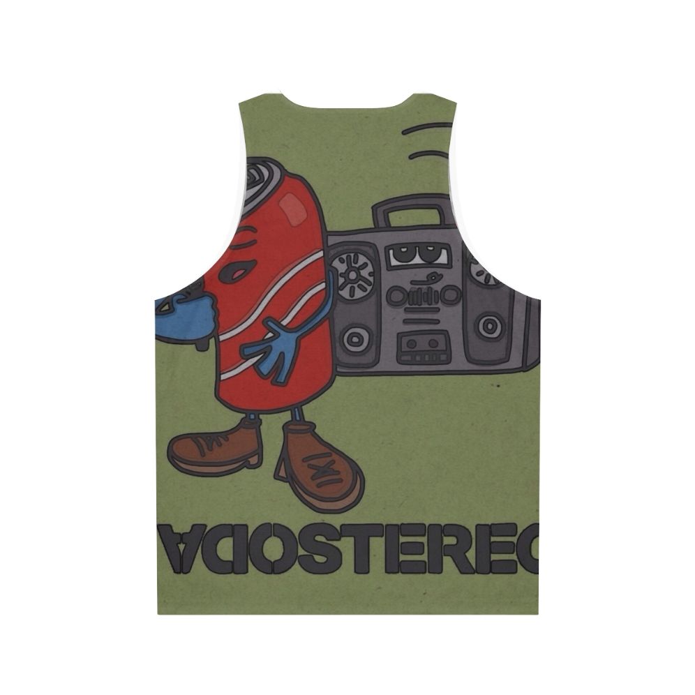 Soda Stereo Unisex Latino Music Tank Top - Back