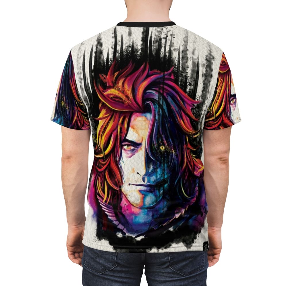 Ardyn Izunia from Final Fantasy XV design on a high-quality t-shirt - men back