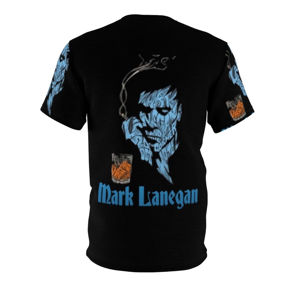 Tribute T-shirt honoring the life and music of American singer-songwriter Mark Lanegan of Screaming Trees and other influential bands. - Back