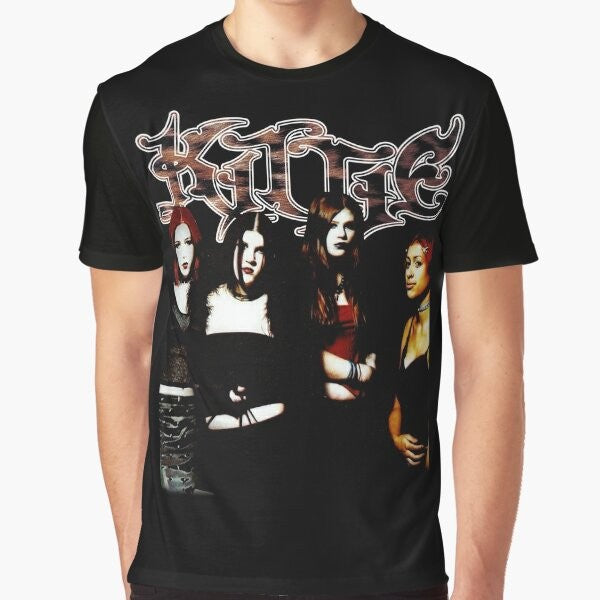 Kittie Spit Nu-Metal Graphic T-Shirt