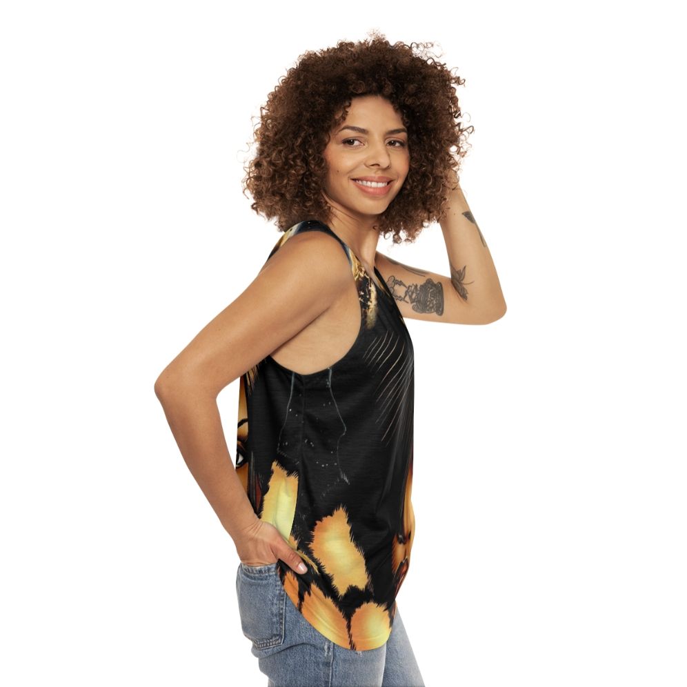 Missy Elliott 90s R&B Unisex Tank Top - women side