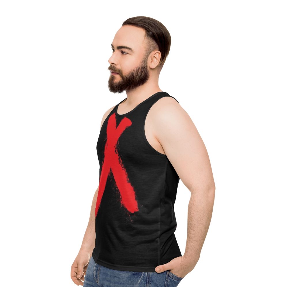 Xenogears Retro Gaming Unisex Tank Top - men side